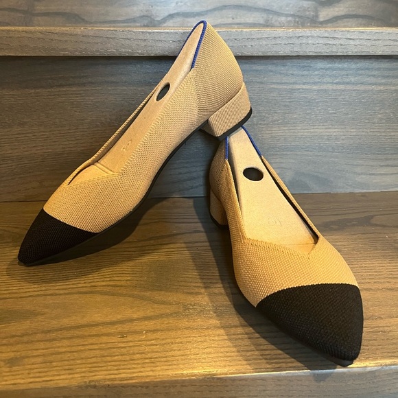 NWOB Rothy’s The High Point Wren Cap Toe Shoes Sizes 9 & 10 - Picture 1 of 14